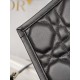 CHRISTIAN DIOR Mini Dior Book Tote /Black Macrocannage Calfskin