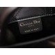 CHRISTIAN DIOR Mini Dior Book Tote /Black Macrocannage Calfskin