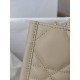 CHRISTIAN DIOR Mini Dior Book Tote /Trench Beige Macrocannage Calfskin