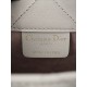 CHRISTIAN DIOR Mini Dior Book Tote /Trench Beige Macrocannage Calfskin