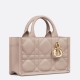 CHRISTIAN DIOR Mini Dior Book Tote /Trench Beige Macrocannage Calfskin