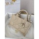 CHRISTIAN DIOR Mini Dior Book Tote /Trench Beige Macrocannage Calfskin