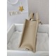 CHRISTIAN DIOR Mini Dior Book Tote /Trench Beige Macrocannage Calfskin