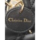 CHRISTIAN DIOR Lady D-Joy Micro Bag /Black Cannage Lambskin