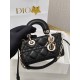 CHRISTIAN DIOR Lady D-Joy Micro Bag /Black Cannage Lambskin