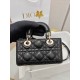 CHRISTIAN DIOR Lady D-Joy Micro Bag /Black Cannage Lambskin