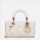 CHRISTIAN DIOR Lady D-Joy Micro Bag /Latte Cannage Lambskin