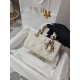 CHRISTIAN DIOR Lady D-Joy Micro Bag /Latte Cannage Lambskin