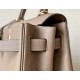 HERMES Kelly 32 Bag /D0 Weimaraner / Gold Hardware / Swift Leather