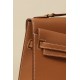 HERMES Kelly En Desordre 20 Handmade Bag/CK37 Gold Brown / Gold Hardware / Epsom Leather