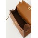 HERMES Kelly En Desordre 20 Handmade Bag/CK37 Gold Brown / Gold Hardware / Epsom Leather