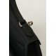 HERMES Kelly En Desordre 20 Handmade Bag/CK89 Black / Silver Hardware / Epsom Leather