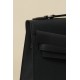 HERMES Kelly En Desordre 20 Handmade Bag/CK89 Black / Silver Hardware / Epsom Leather