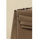 HERMES Kelly En Desordre 20 Handmade Bag/CK18 Elephant Grey / Silver Hardware / Epsom Leather  