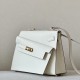 HERMES Kelly En Desordre 20 Handmade Bag/CC10 Milkshake White / Gold Hardware / Epsom Leather