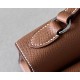 HERMES Kelly En Desordre 20 Handmade Bag/CK37 Gold Brown / Silver Hardware / Epsom Leather