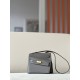 HERMES Kelly En Desordre 20 Handmade Bag/8F Tin Grey / Gold Hardware / Epsom Leather