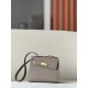 HERMES Kelly En Desordre 20 Handmade Bag/CK18 Elephant Grey / Gold Hardware / Epsom Leather  