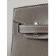 HERMES Birkin 20 Bag /CK18 Elephant Grey / Silver Hardware / Epsom Leather