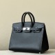 HERMES Birkin 20 Bag /CK89 Black/Silver Hardware/Epsom Leather  