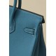 HERMES Birkin 25 Bag /D2 New Denim Blue/Gold Hardware/Togo Leather