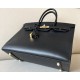 HERMES Birkin 35 Bag /CK89 Black/Gold Hardware/Epsom