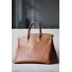 HERMES Birkin 40 Bag /CK37 Gold Brown/Gold Hardware/Saddle Leather  