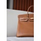 HERMES Birkin 40 Bag /CK37 Gold Brown/Gold Hardware/Saddle Leather  