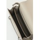 HERMES Roulis 23 Bag /8L Glacier White with Silver Hardware in Evercolor Leather  