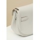 HERMES Kelly Moove 17 Bag /M4 Milk Gray Silver Buckle Swift Leather  