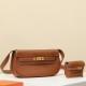 HERMES Kelly Moove 17 Bag /CK37 Gold Brown Gold Buckle Swift Leather  