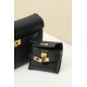 HERMES Kelly Moove 17 Bag /2Z Midnight Blue Gold Buckle Swift Leather  