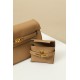 HERMES Kelly Moove 17 Bag /OM Milk Tea Color Gold Buckle Swift Leather  