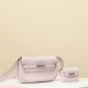 HERMES Kelly Moove 17 Bag /09 Dreamy Purple Silver Buckle Swift Leather  