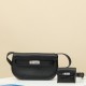 HERMES Kelly Moove 17 Bag /CK89 Black Silver Buckle Swift Leather  