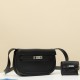 HERMES Kelly Moove 17 Bag /CK89 Black Silver Buckle Swift Leather  