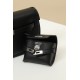 HERMES Kelly Moove 17 Bag /CK89 Black Silver Buckle Swift Leather  