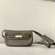 HERMES Kelly Moove 17 Bag /CK18 Elephant Gray Gold Buckle Swift Leather  