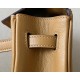 HERMES Kelly Moove 17 Bag /2S Sesame Color Gold Buckle Swift Leather  