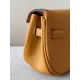 HERMES Kelly Moove 17 Bag /2S Sesame Color Gold Buckle Swift Leather  