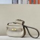 HERMES Kelly Moove 17 Bag /8Q Malfa Beige Gold Buckle Swift Leather  