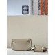 HERMES Kelly Moove 17 Bag /8Q Malfa Beige Gold Buckle Swift Leather  