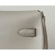 HERMES Kelly Moove 17 Bag /8Q Malfa Beige Gold Buckle Swift Leather  