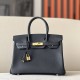 HERMES Birkin 30 Bag /CK89 Black/Gold Buckle/Togo Leather