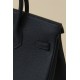 HERMES Birkin 25 Bag /2Z Midnight Blue with Gold Hardware Togo Leather  