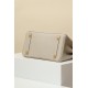 HERMES Birkin 25 Bag /8L Glacier White with Gold Hardware Togo Leather  