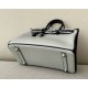 HERMES Birkin 25 Bag /80 Pearl Grey / CK89 Black with Silver Hardware Togo Leather  