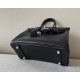 HERMES Birkin 25 Bag /CK89 Black with Silver Hardware Box Leather  