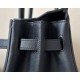 HERMES Shoulder Birkin 29 Bag /CK89 Black with Silver Buckle Swift Leather  