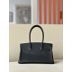 HERMES Shoulder Birkin 29 Bag /CK89 Black with Silver Buckle Swift Leather  